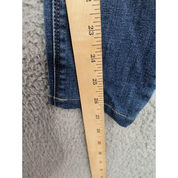 DL1961 Emma Jeans 25 Legging Heath Blue Denim Low Rise Distressed - Picture 12 of 13